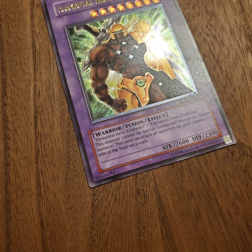 Yu-Gi-Oh Elemental Hero Wildedge Trading Card - Picture 6 of 15